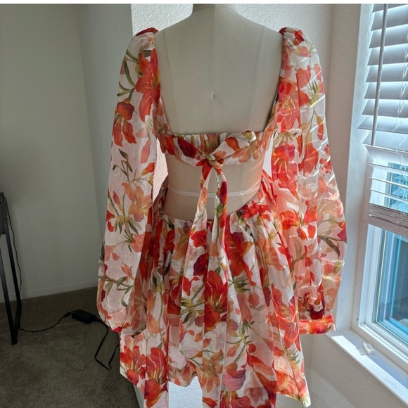 NWOT Zimmermann linen silk dress - Picture 12 of 13